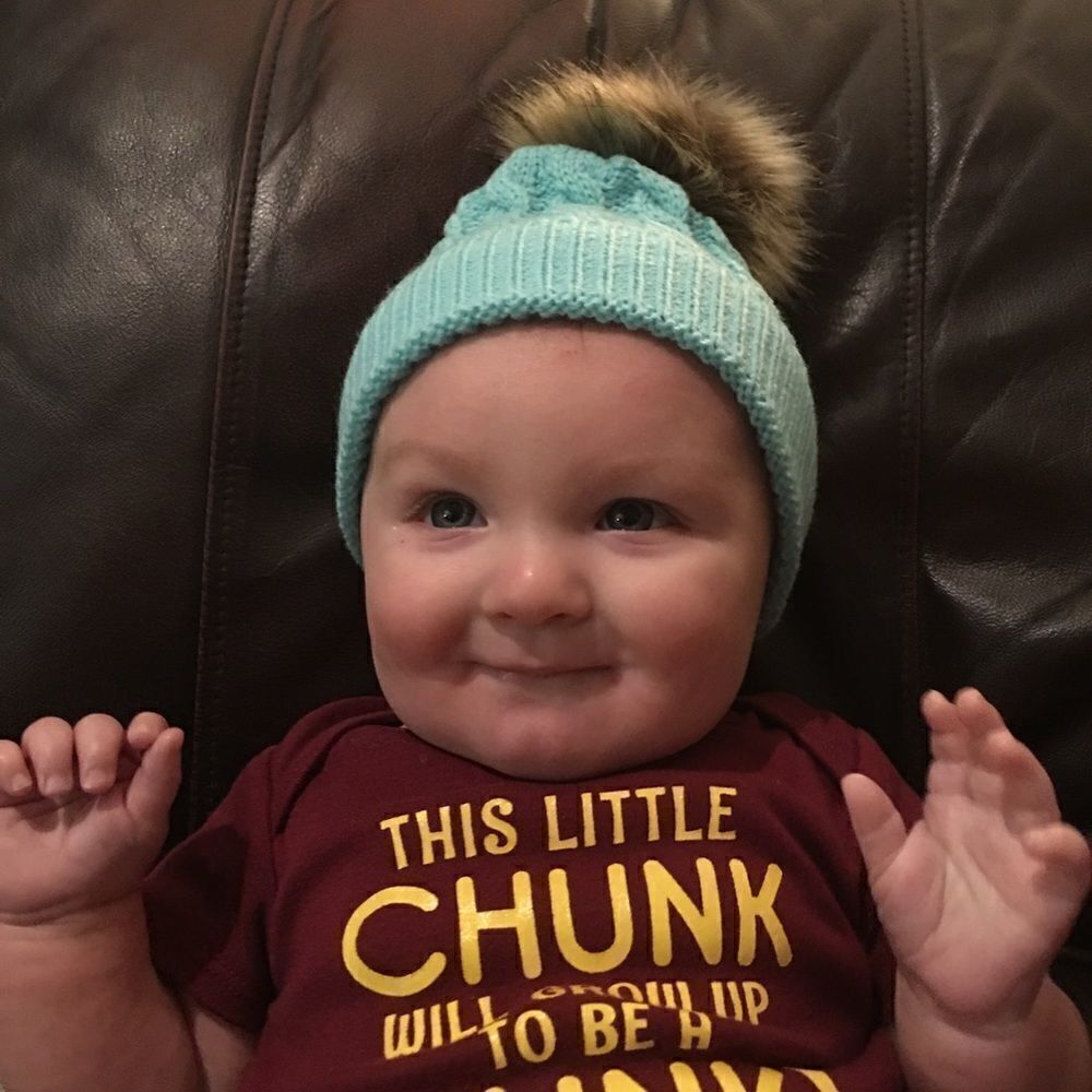 Fuzzy Top Baby Hat